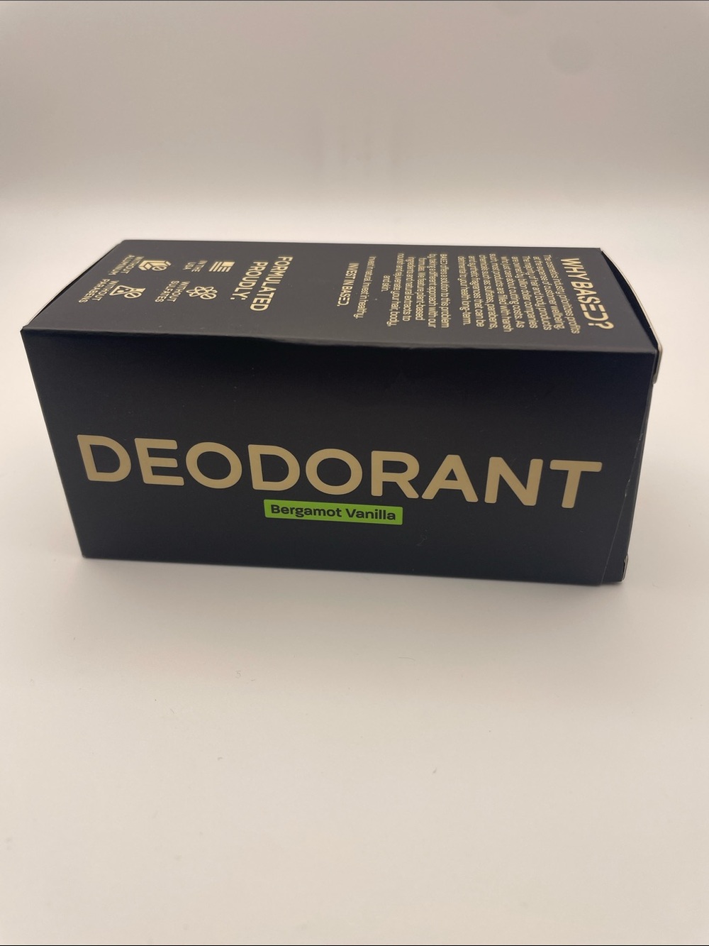 Bergamot Vanilla Deodorant – Men